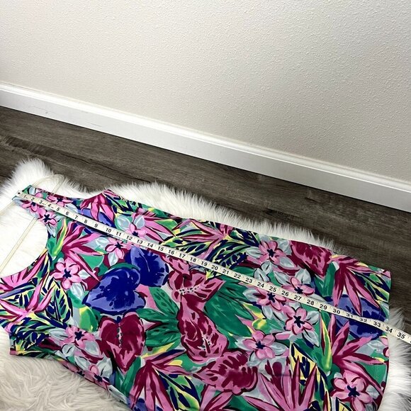 Vintage Hilo Hattie Womens Small Floral Hawaiian Aloha Tank Sleeveless Dress - Picture 6 of 6